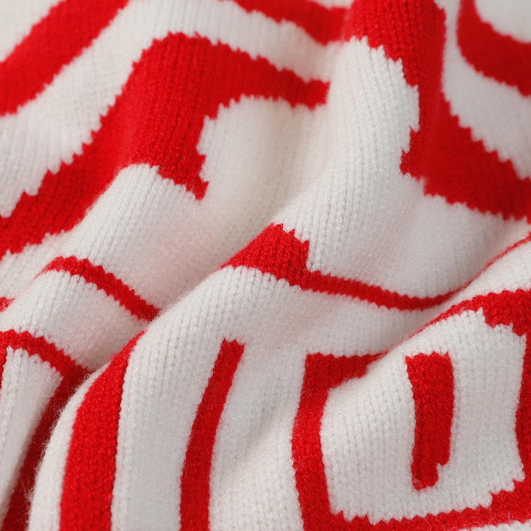 Louis Vuitton Crocheted Sweaters with Novelty Lv Cotton Label in High-Quality Cotton - 图片 6