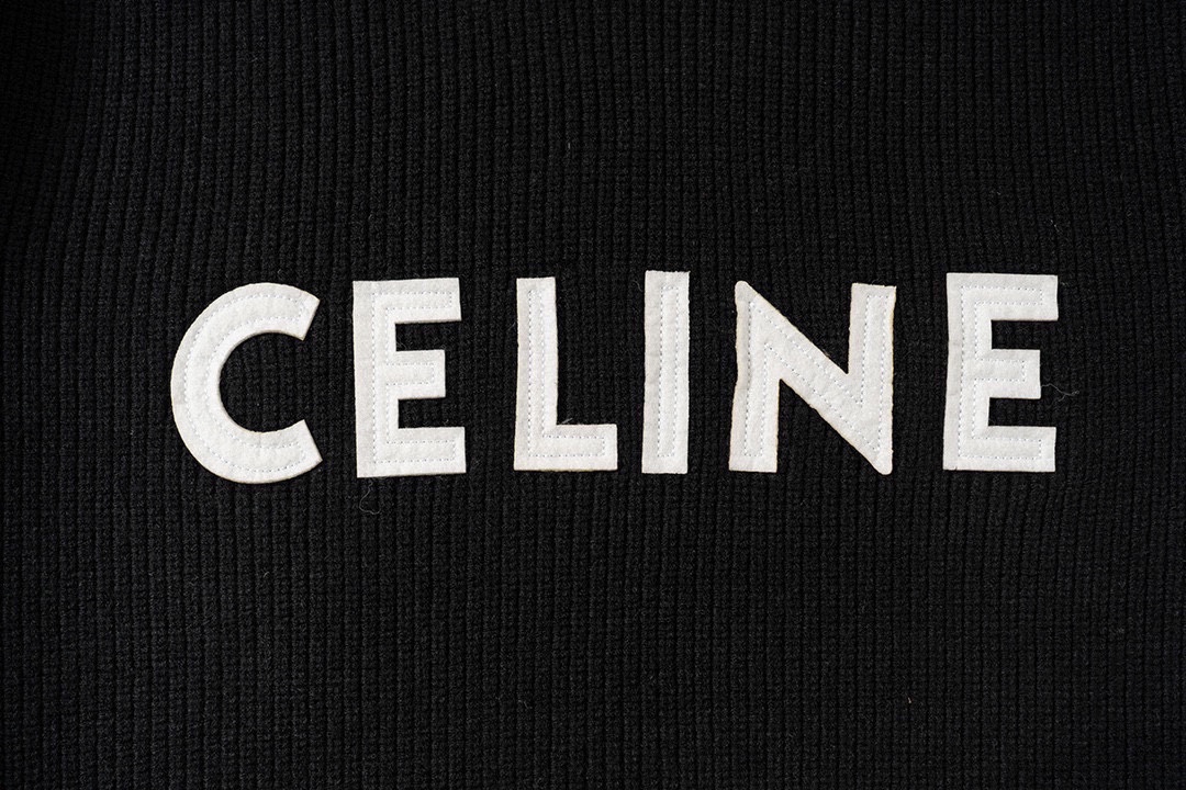 CELINE Autumn/Winter Weasel Collar Coat: Imported Wool, Hand-Plugged for Softness, Custom Sizing - 图片 8