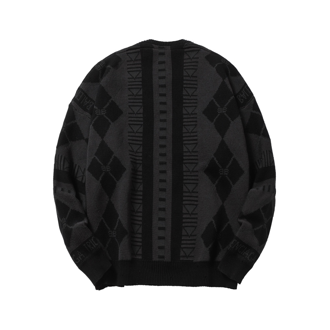 Balenciaga Paris Geometrics Sweater: High-Quality FG Design with Unique Colour Process - 图片 2