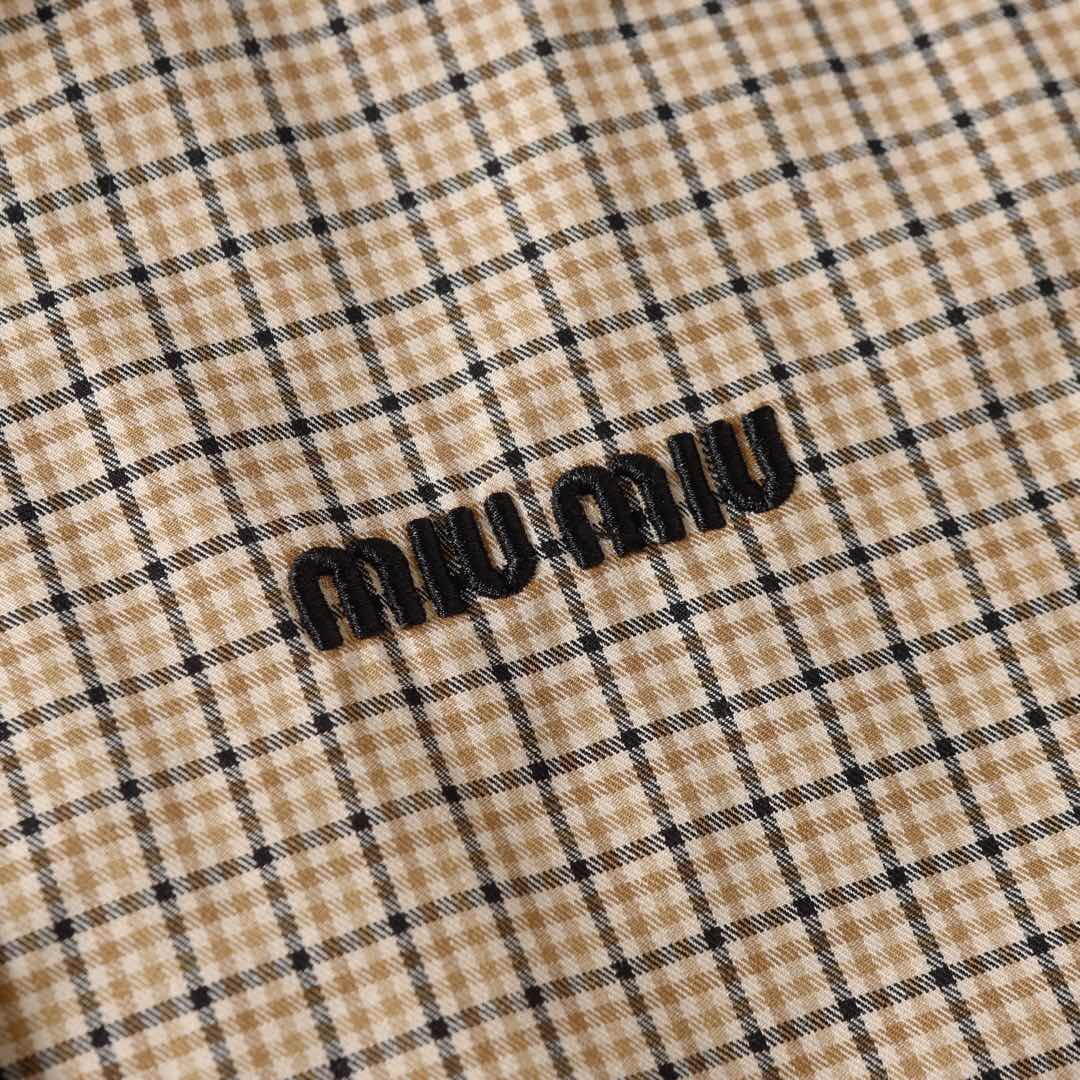 FG Original Quality MiUMIU/Mumummm Long Sleeves with Custom Striped Fabrics - 图片 4