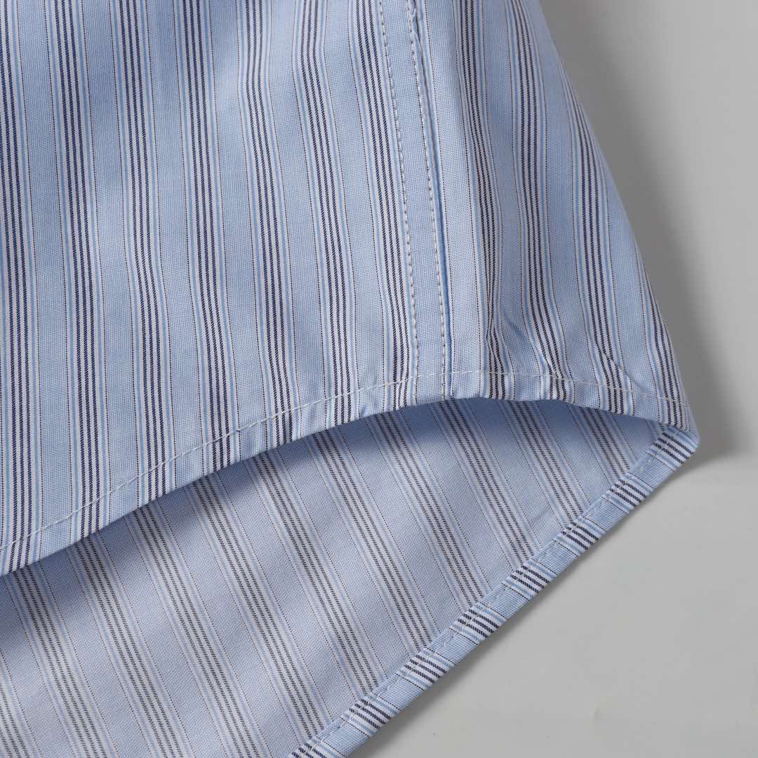 MiUMIU/Mumu24ss Embroidered Regular Shirt: Original Quality, Stylish Design, Perfect for Daily Wear - 图片 9