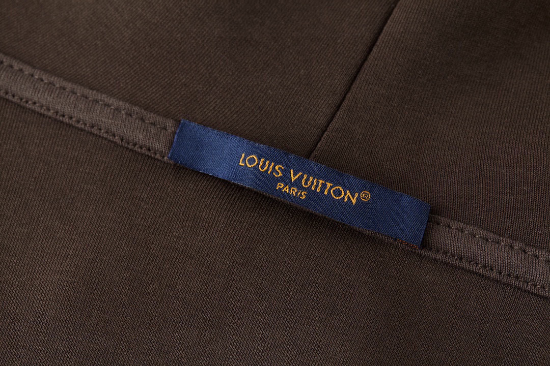 504 Louis VUITTON/Louisweed Sunflower Hoodie: Western-themed design with Monogram flower carving and metallic rope. - 图片 7