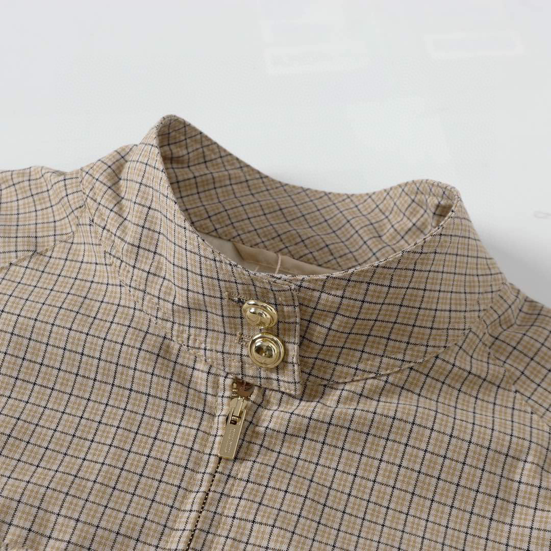Luxury Miumiu Striped Wool Jacket with Precision Embroidery and Laser Burnout Effect - 图片 3