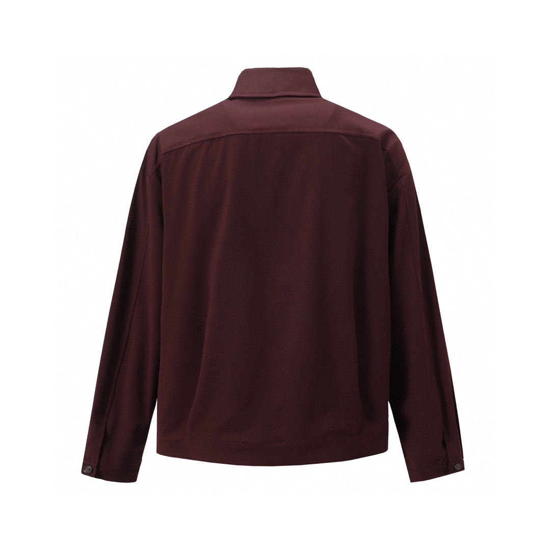 Luxury Wool Bell Jacket MiuMiu/Mumu Red Wine 1:1 TRA Quality Summary - 图片 2