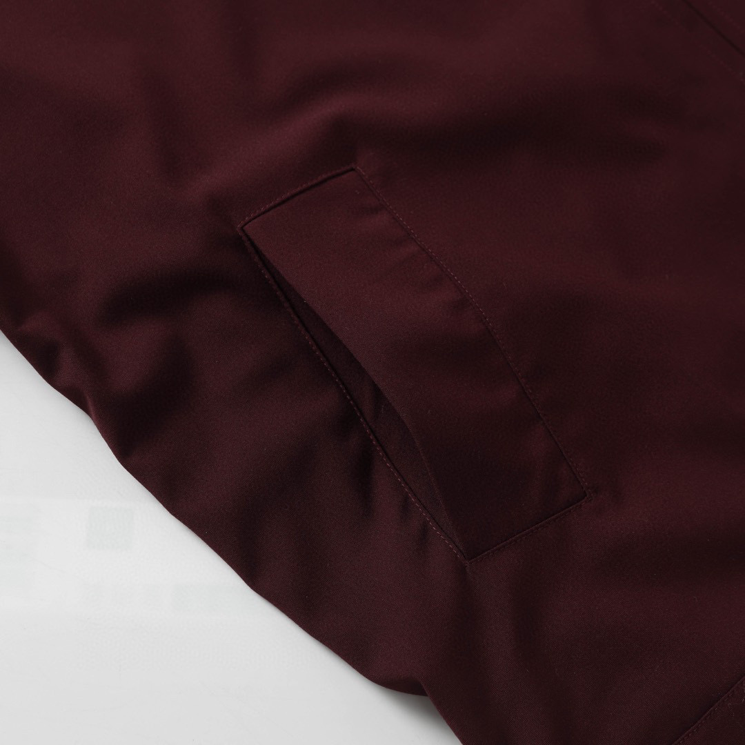 Luxury Wool Bell Jacket MiuMiu/Mumu Red Wine 1:1 TRA Quality Summary - 图片 5