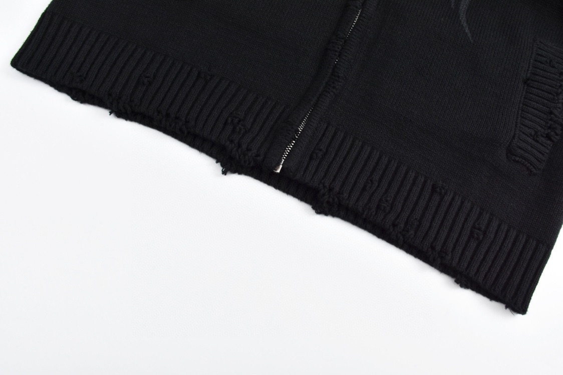 Luxury Flame Chain Sweater with Unique Design and High-Quality Materials - 图片 7
