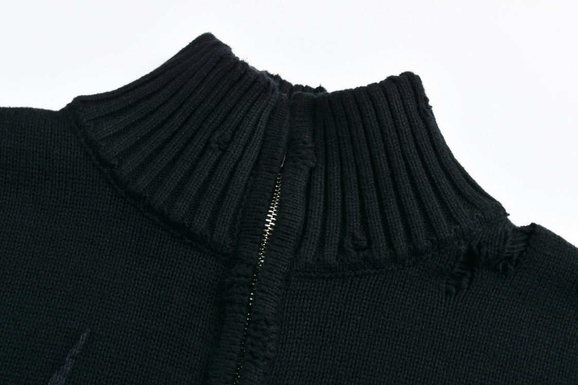 Luxury Flame Chain Sweater with Unique Design and High-Quality Materials - 图片 3
