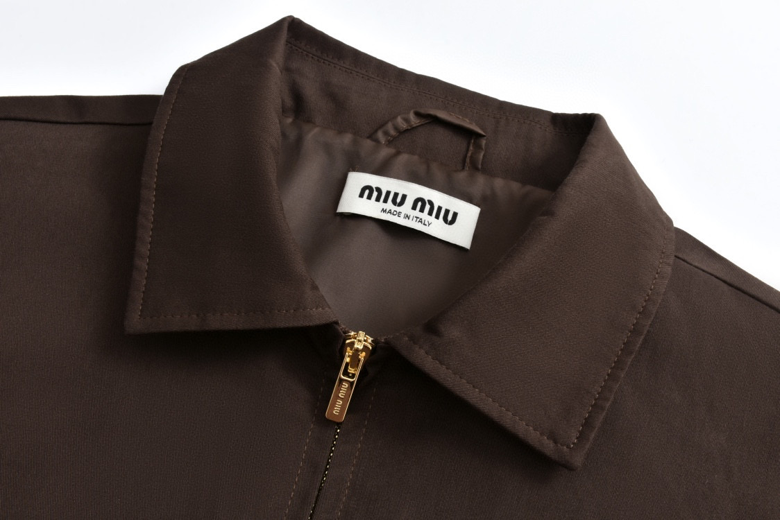 Miumiu 24FW Harrington Jacket: Premium Quality, Limited Edition, Japanese Craftsmanship - 图片 3