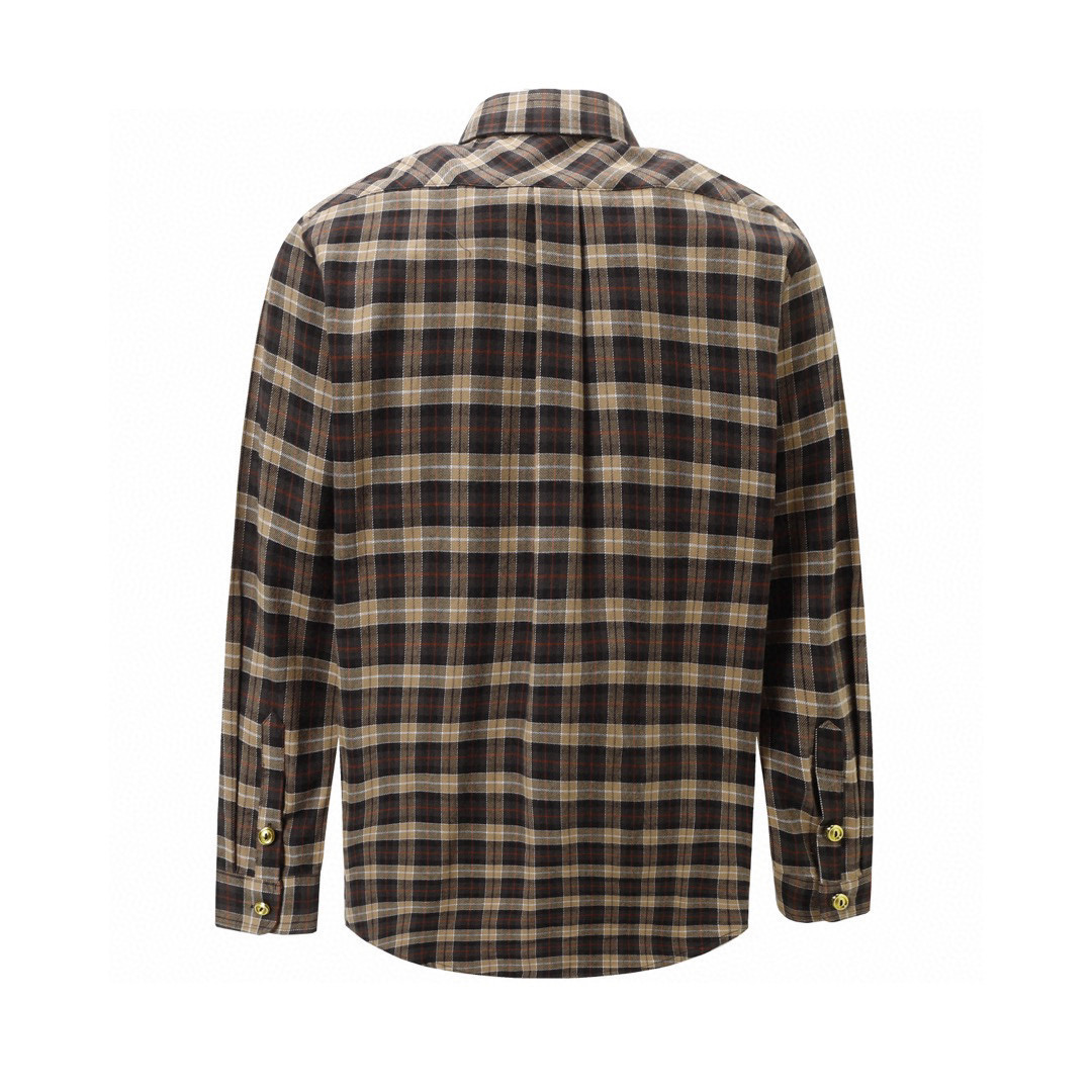 💰483 fg (1:1 original quality) Miumiu/Mum24fw New England College Flow Shirt Yb development - 图片 2