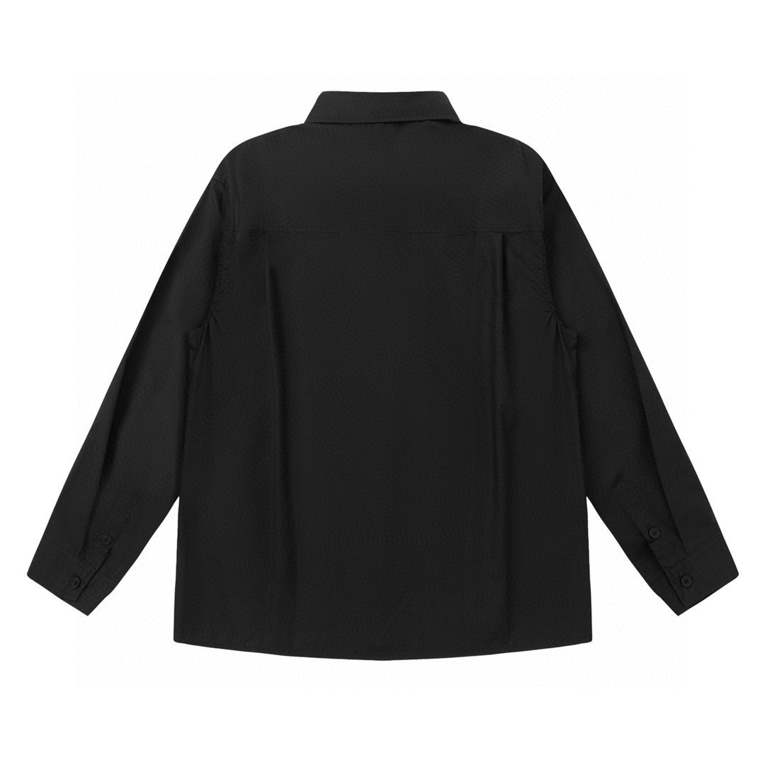    原单品质
Prada/普拉达24ss口袋三角标长袖衬衫
原9,900购入，采用70支人丝府绸布，表