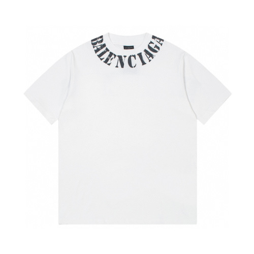 Balenciaga Camiseta de Manga Corta con Logo Estampado para Mujer 1 Balenciaga Camiseta de Manga Corta con Logo Estampado para Mujer