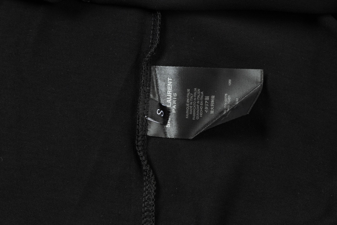 Saint Laurent Paris 23SS Logo T-Shirt: Lightweight and Comfortable in Black, Various Sizes. - 图片 9