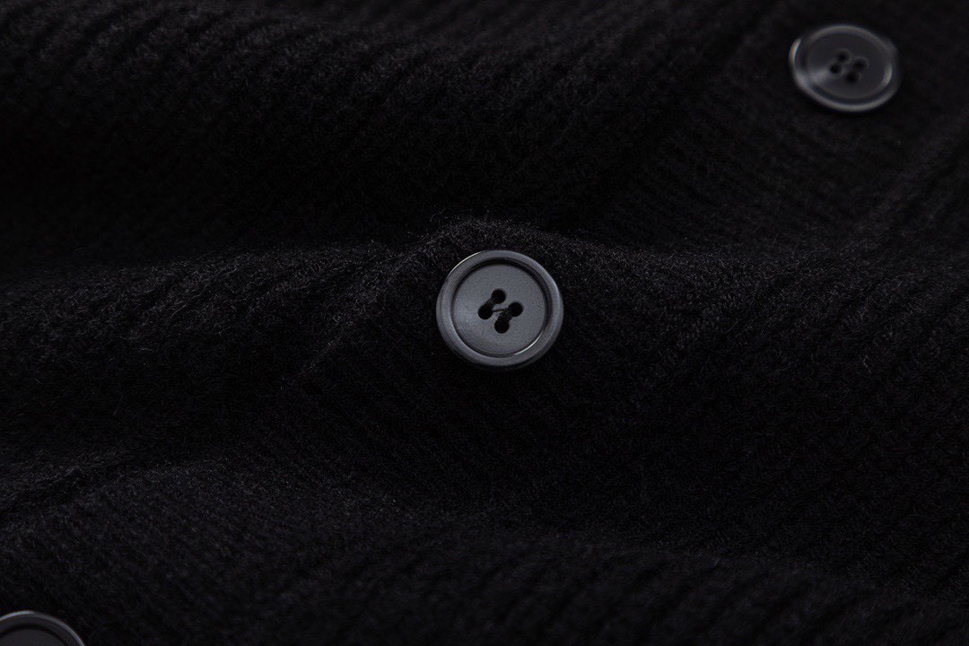 Prada Wool Knit Cardigan with Embroidered Logo - Fall/Winter Collection 6 i1740820430480 8269 0 4