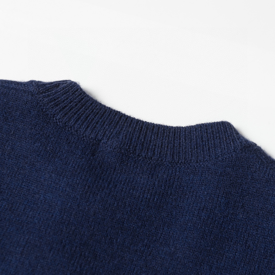 Miu Miu Women's Blue Embroidered Teddy Wool Blend Crew Neck Sweater 8 i1740823930698 985 0 6