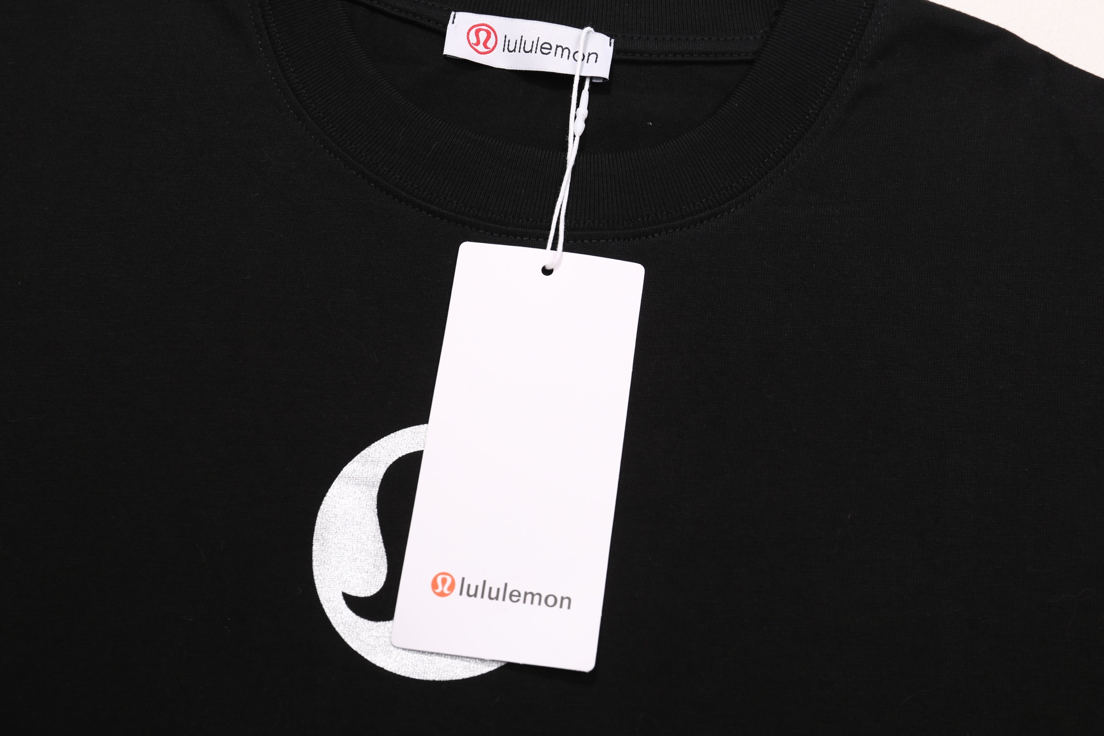 Lululemon 2025SS Big Logo Silver-Print Short Sleeves in Pure Cotton Shorts - 图片 8