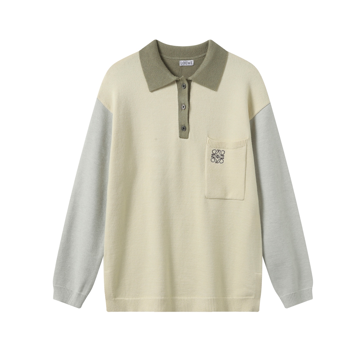 Loewe’s Colored Embroidery & Polo Knitting: Soft, Warm Transition for Fall/Winter. - 图片 1