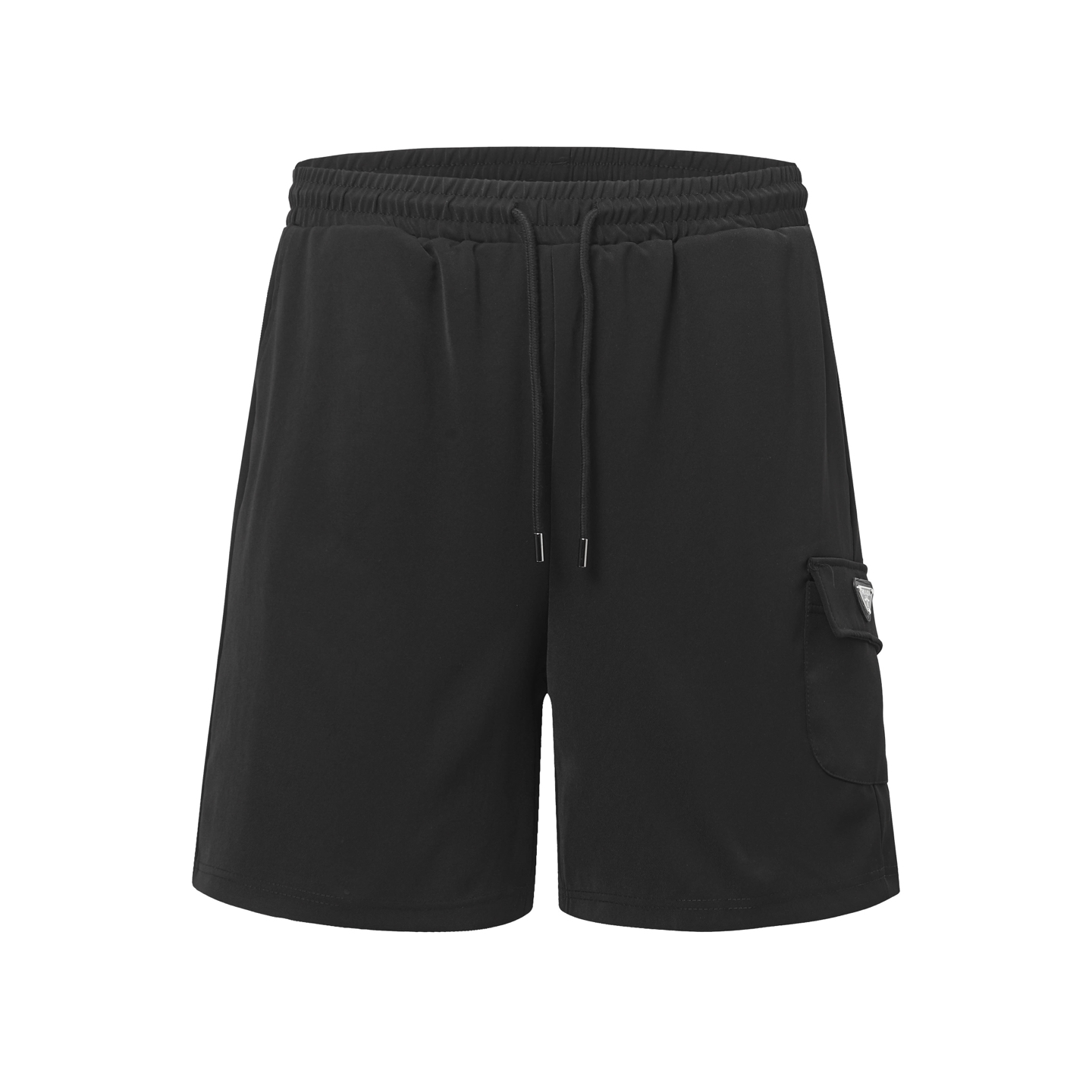 PRADA New Black Metallic Shorts for Spring/Summer 2022 in Various Sizes - 图片 1