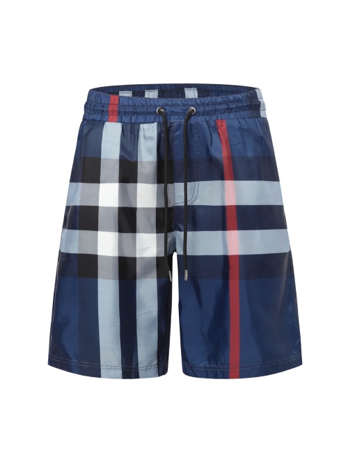Burberry Plaid Swim Trunks - Lightweight, Quick-Drying Polyester Shorts 1 Burberry Plaid Swim Trunks - Lightweight, Quick-Drying Polyester Shorts