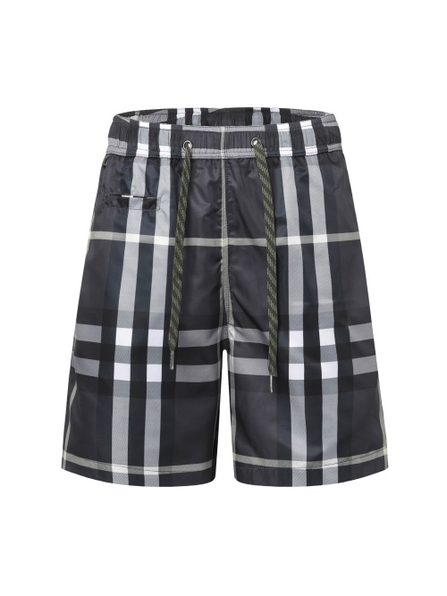 Burberry Classic Plaid Elastic Drawstring Shorts with Mesh Lining 1 Burberry Classic Plaid Elastic Drawstring Shorts with Mesh Lining