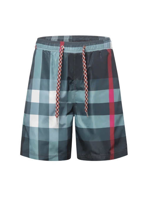 Burberry Plaid Men's Beach Shorts Quick Dry Swim Trunks with Pockets 1 Burberry Plaid Men's Beach Shorts Quick Dry Swim Trunks with Pockets