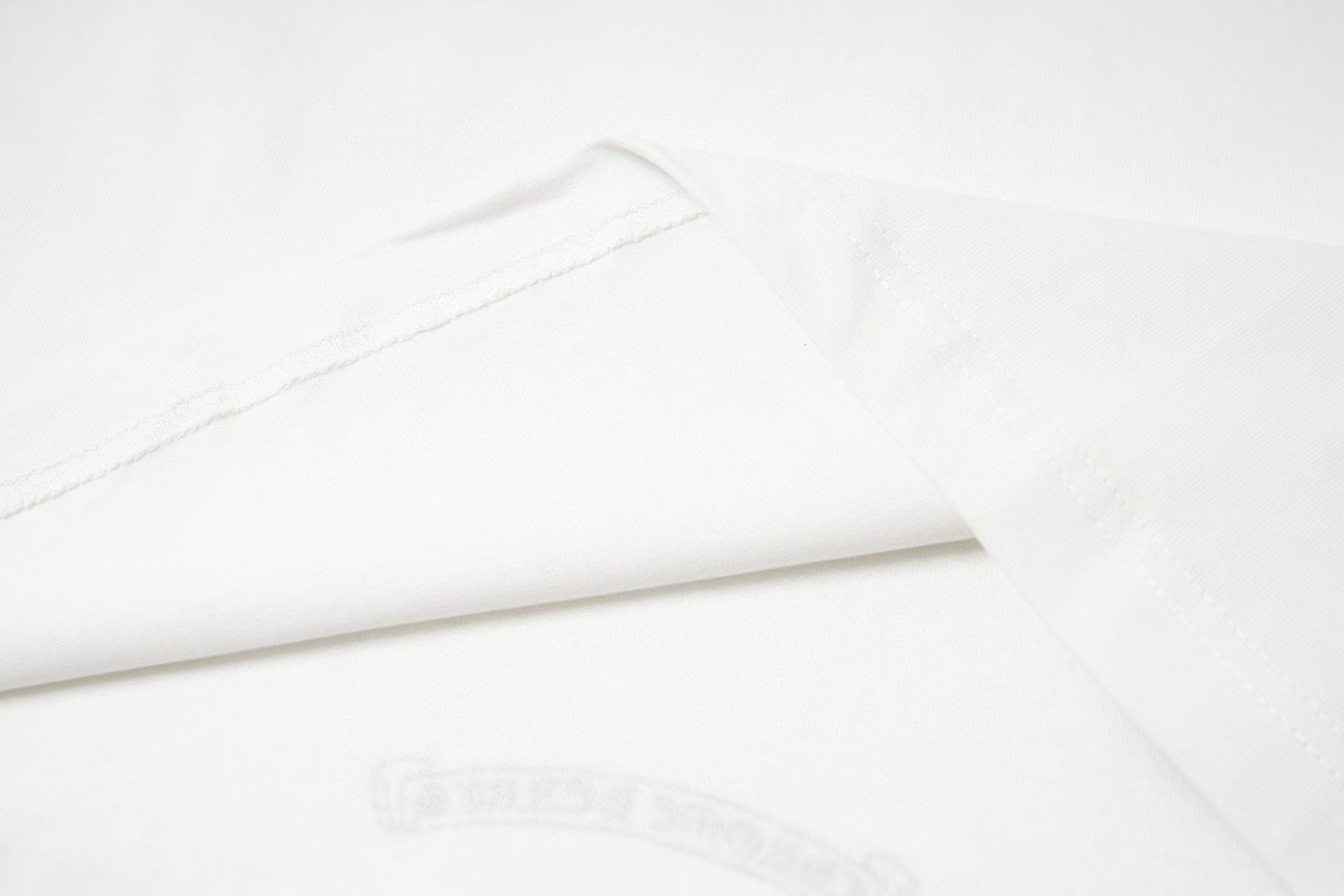 Chrome Hearts White Cotton Crew Neck T-Shirt with Sanskrit Pocket Design 6 i1748848939082 3977 0 3
