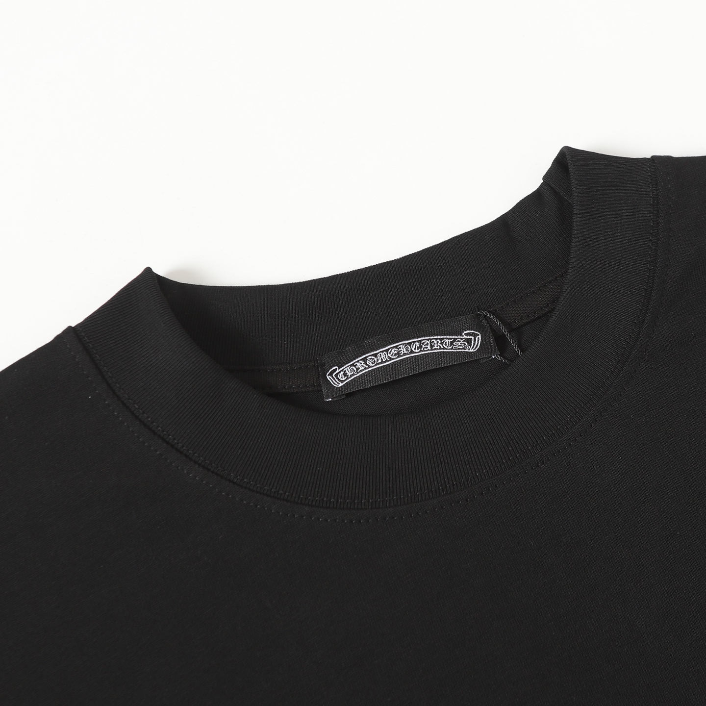 Chrome Hearts COME HEARTSCH/克罗心紫马蹄印花刺绣短袖T恤