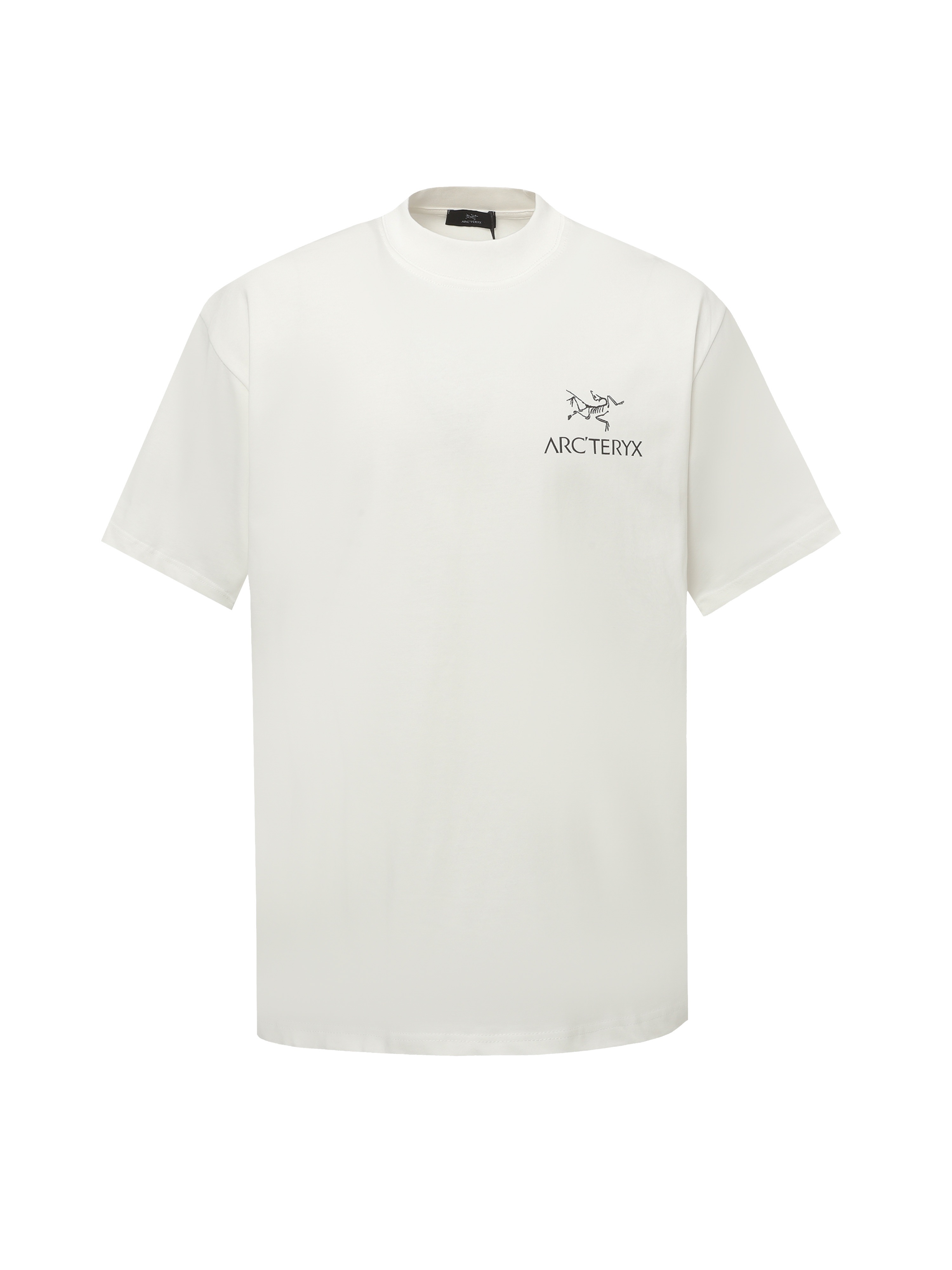 Camiseta de manga corta con logo ARC`TERYX/pájaro estampado. Tejido de algodón personalizado de 280g. La tela es suave,…