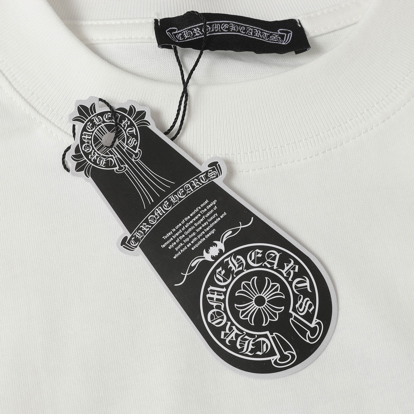 Chrome Hearts Chrome hearte/克罗心ch 25ss早春新款梵文印花短袖T恤