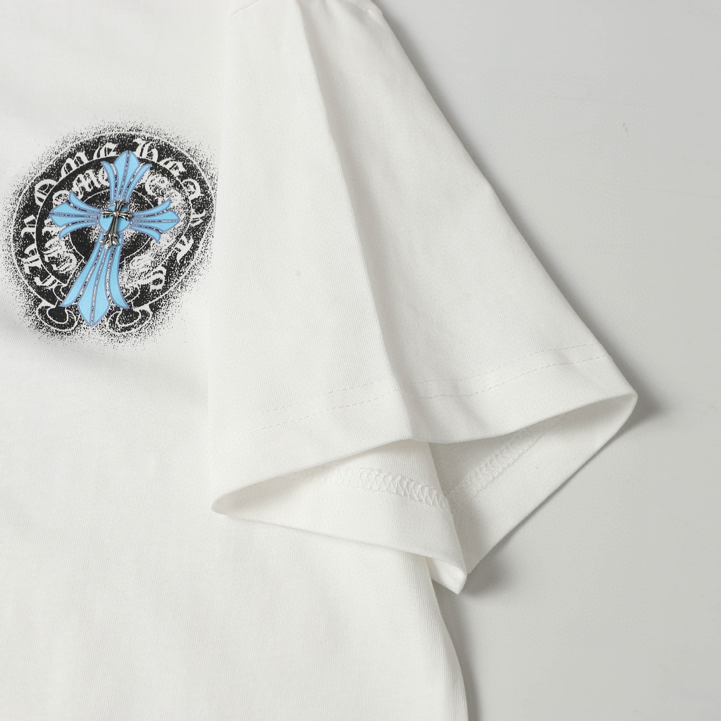 Chrome Hearts Chrome hearte/克罗心ch 25ss早春新款梵文印花短袖T恤