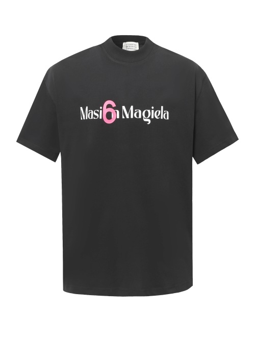 Maison Margiela 24SS Logo Print Short Sleeve Cotton T-Shirt 1 Maison Margiela 24SS Logo Print Short Sleeve Cotton T-Shirt