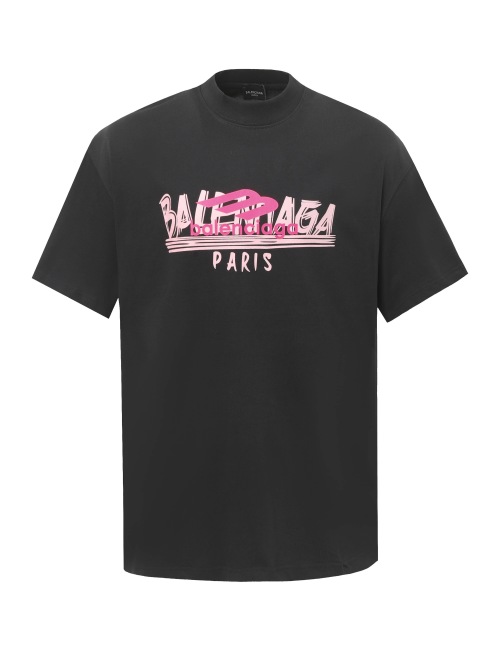 Balenciaga Camiseta de Manga Corta con Estampado de Logo para Hombre y Mujer 17 Balenciaga Camiseta de Manga Corta con Estampado de Logo para Hombre y Mujer
