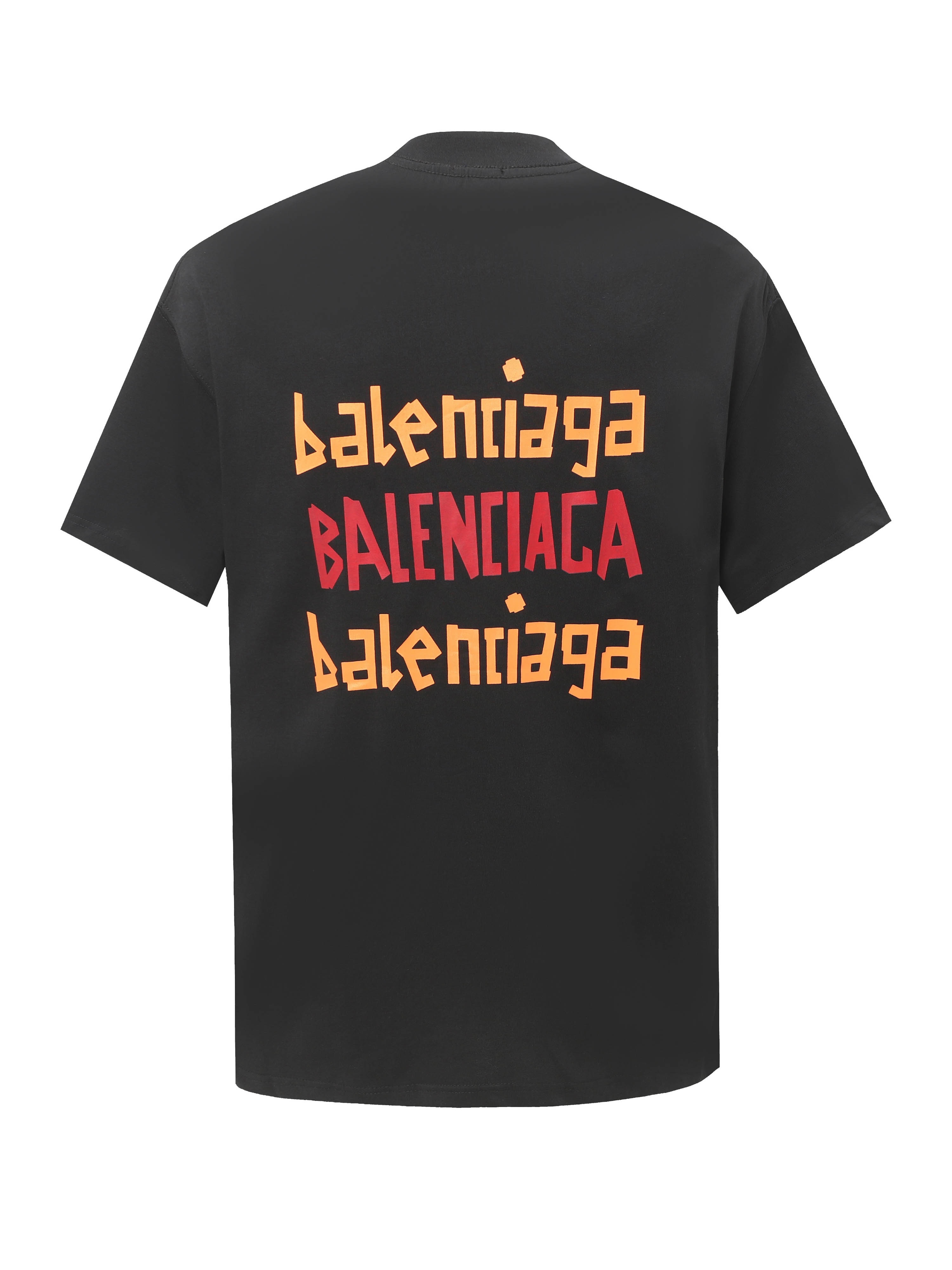 Balenciaga Camiseta de Manga Corta con Estampado de Logo para Hombre y Mujer 3 i1749979242448 2902 0 1
