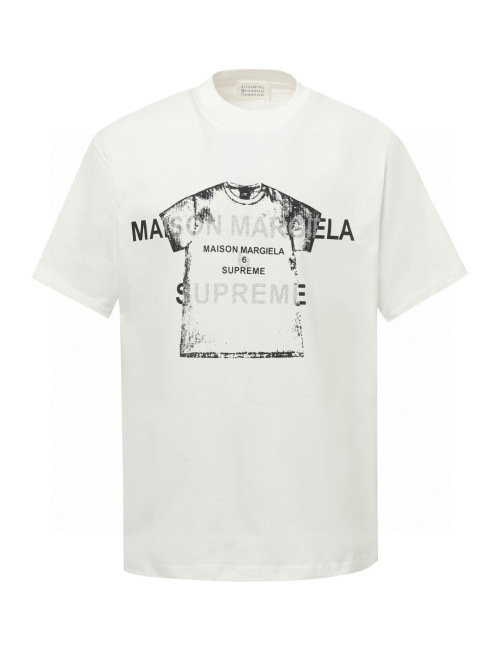 Supreme x MM6 Maison Margiela טי שירט קז'ואל יוניסקס - קולקציית שיתוף פעולה 1 Supreme x MM6 Maison Margiela טי שירט קז’ואל יוניסקס – קולקציית שיתוף פעולה
