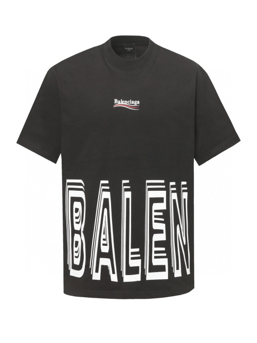 Balenciaga Camiseta de Manga Corta con Logo Estampado - Diseño Clásico 17 Balenciaga Camiseta de Manga Corta con Logo Estampado – Diseño Clásico