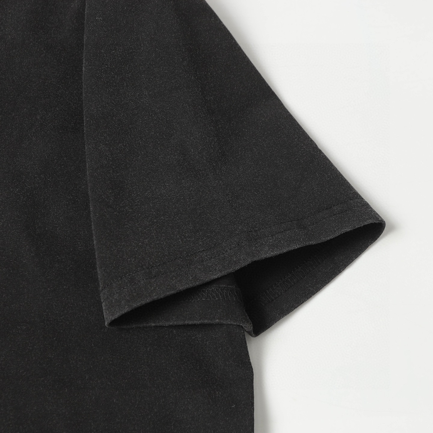 Maison Margiela Camiseta de algodón con estampado numérico '6' lavado en negro 9 i1750002422762 6542 0 7