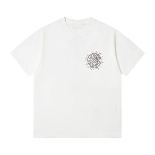 Chrome Hearts 25ss Crew Neck T-Shirt Original Fabric Short-Sleeve Tee 1 Chrome Hearts 25ss Crew Neck T-Shirt Original Fabric Short-Sleeve Tee