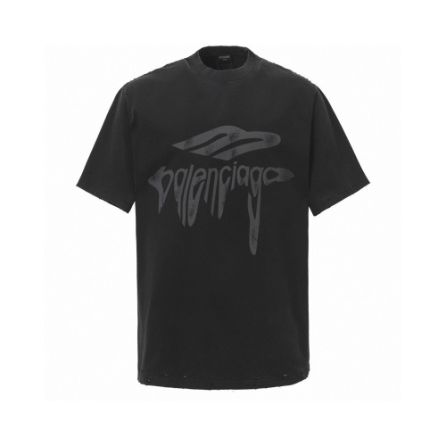 Balenciaga Camiseta de Manga Corta con Estampado de Logotipo Fundido para Hombre 17 Balenciaga Camiseta de Manga Corta con Estampado de Logotipo Fundido para Hombre