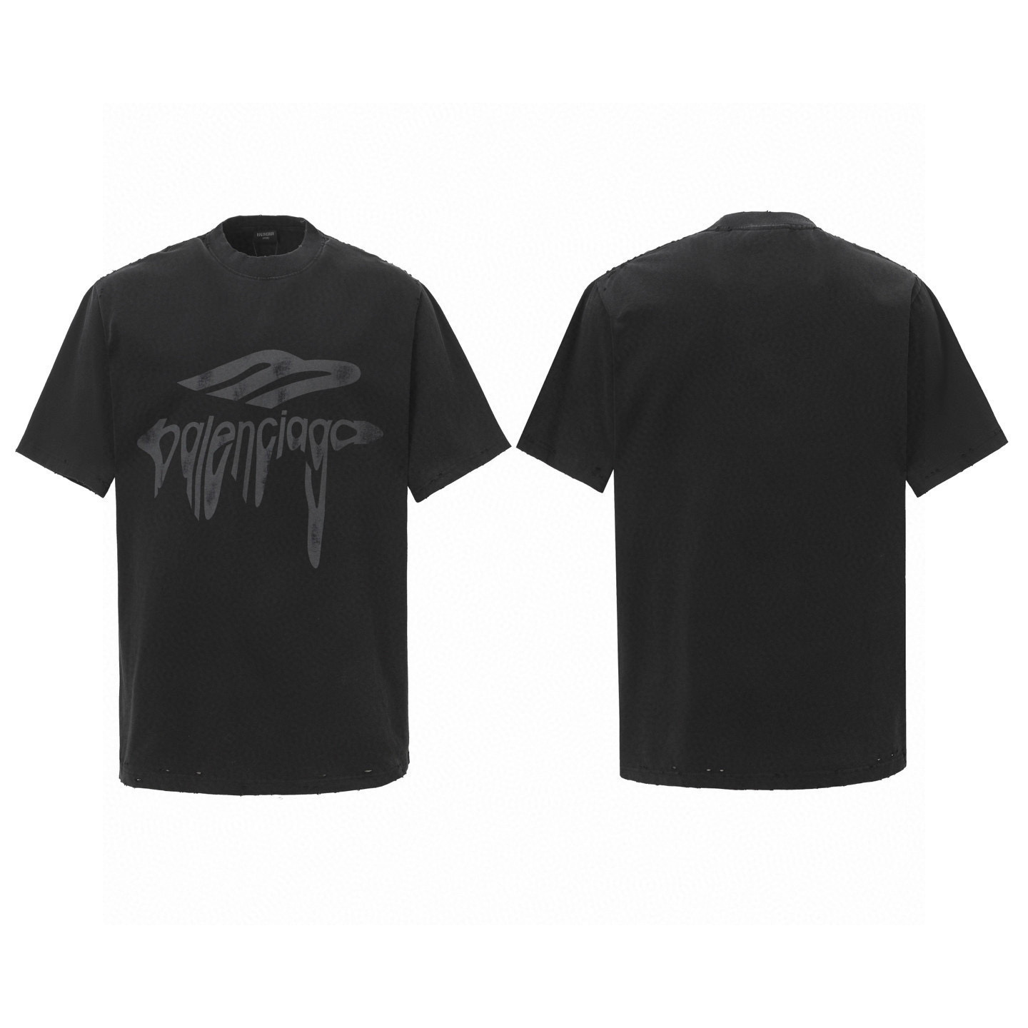 Balenciaga Camiseta de Manga Corta con Estampado de Logotipo Fundido para Hombre 13 i1750330143652 5310 0 11