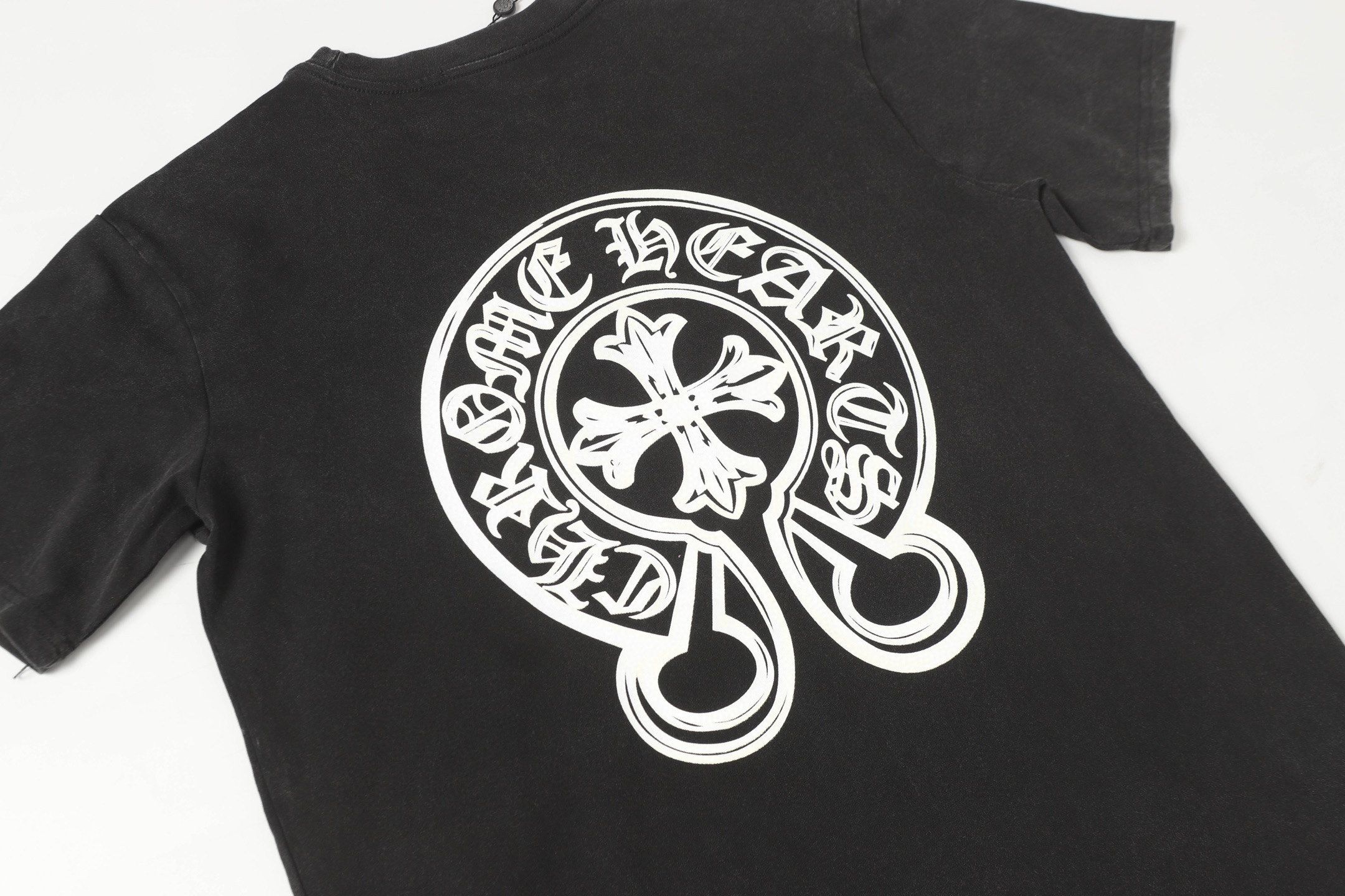 Chrome Hearts Vintage Wash Black T-Shirt with Cross Logo - Unisex 6 i1750334187502 1064 0 4