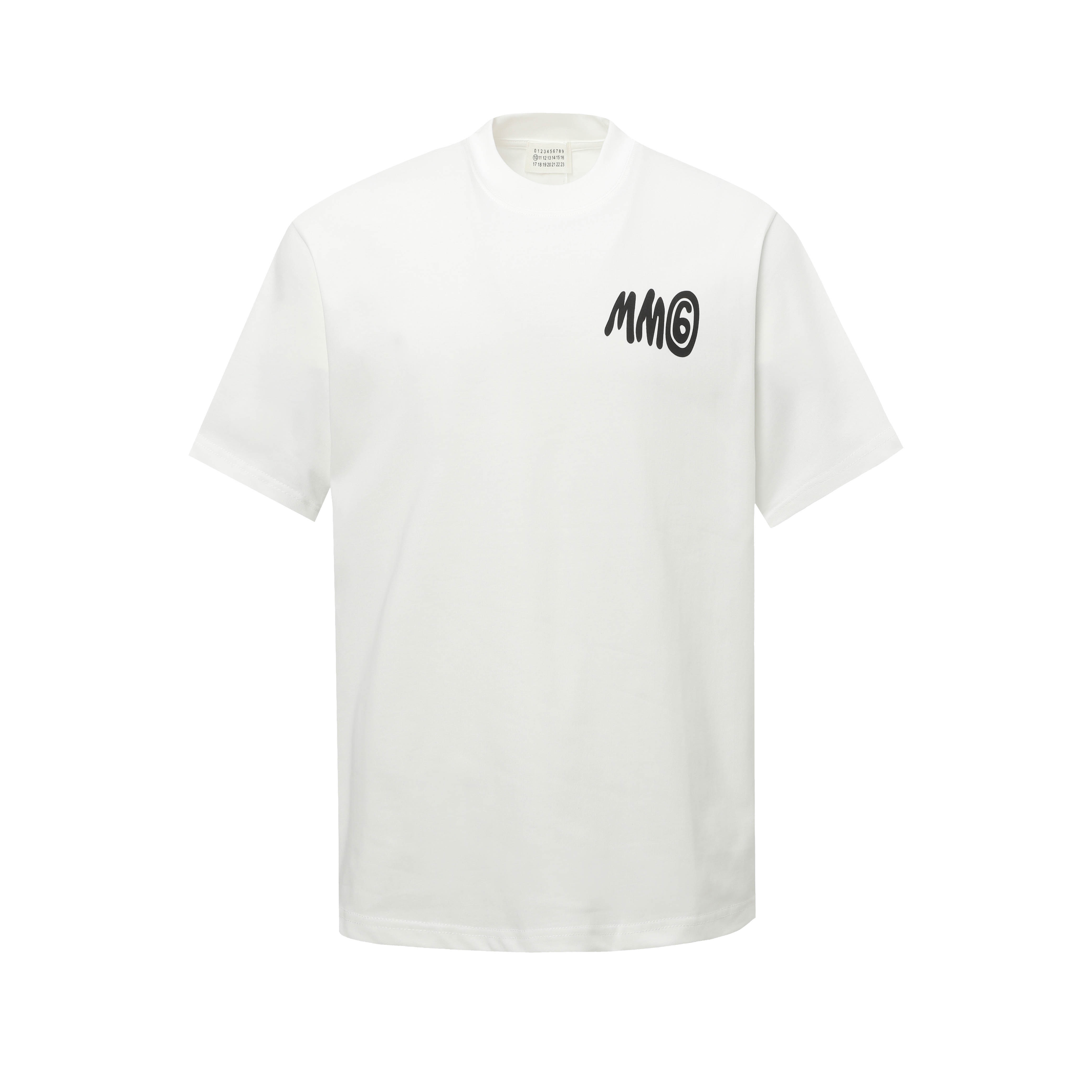 MM6/Maisón Margiela 25ss camiseta de manga corta con estampado de número y logo, nueva para principios de primavera, 28…