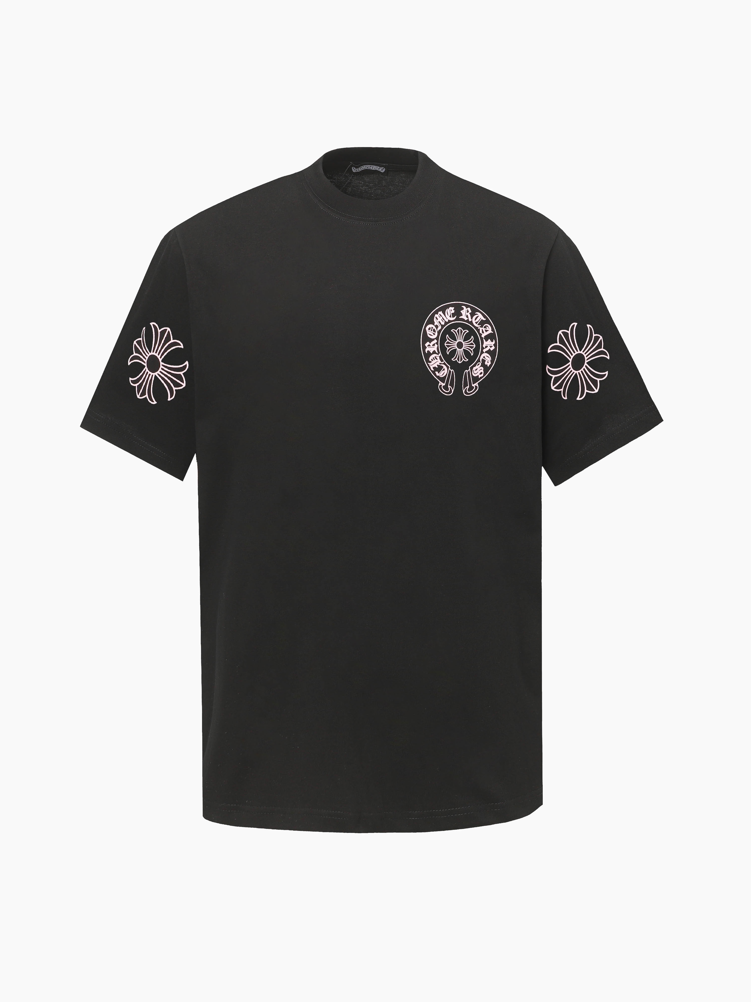 Chrome Hearts CHROME HEARTS/克罗心CH 梵文印花短袖T恤