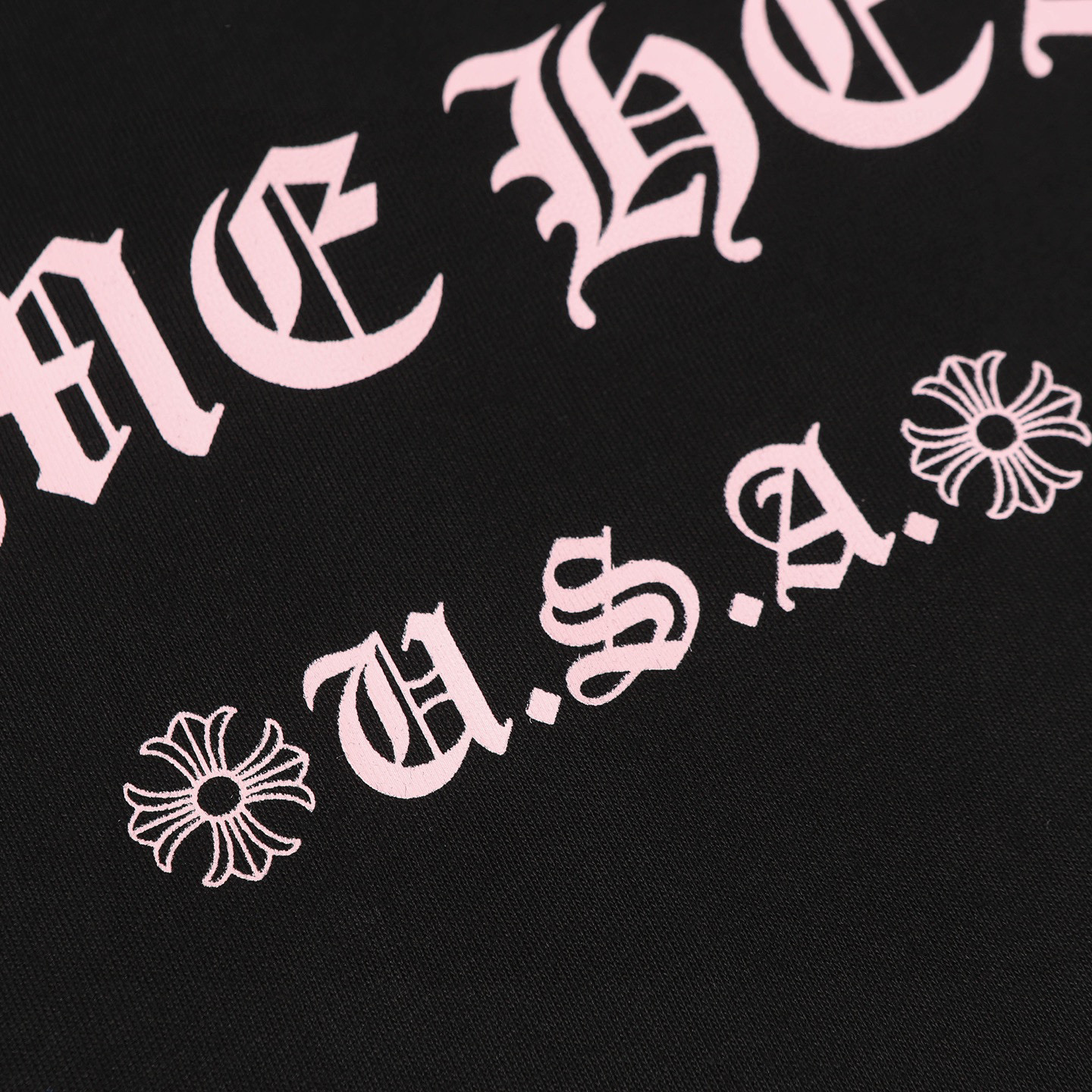 Chrome Hearts CHROME HEARTS/克罗心CH 梵文印花短袖T恤