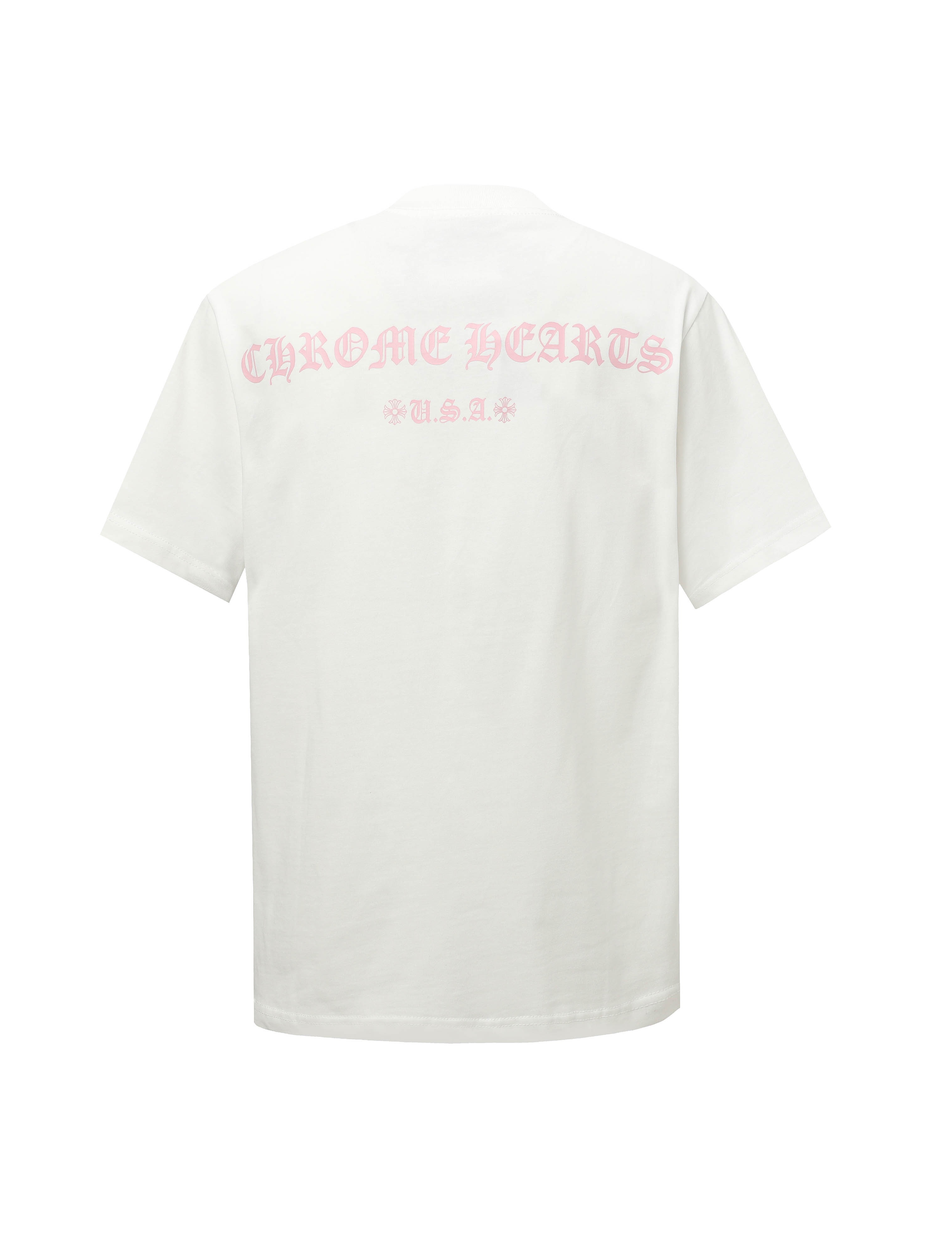 Chrome Hearts CHROME HEARTS/克罗心CH 梵文印花短袖T恤