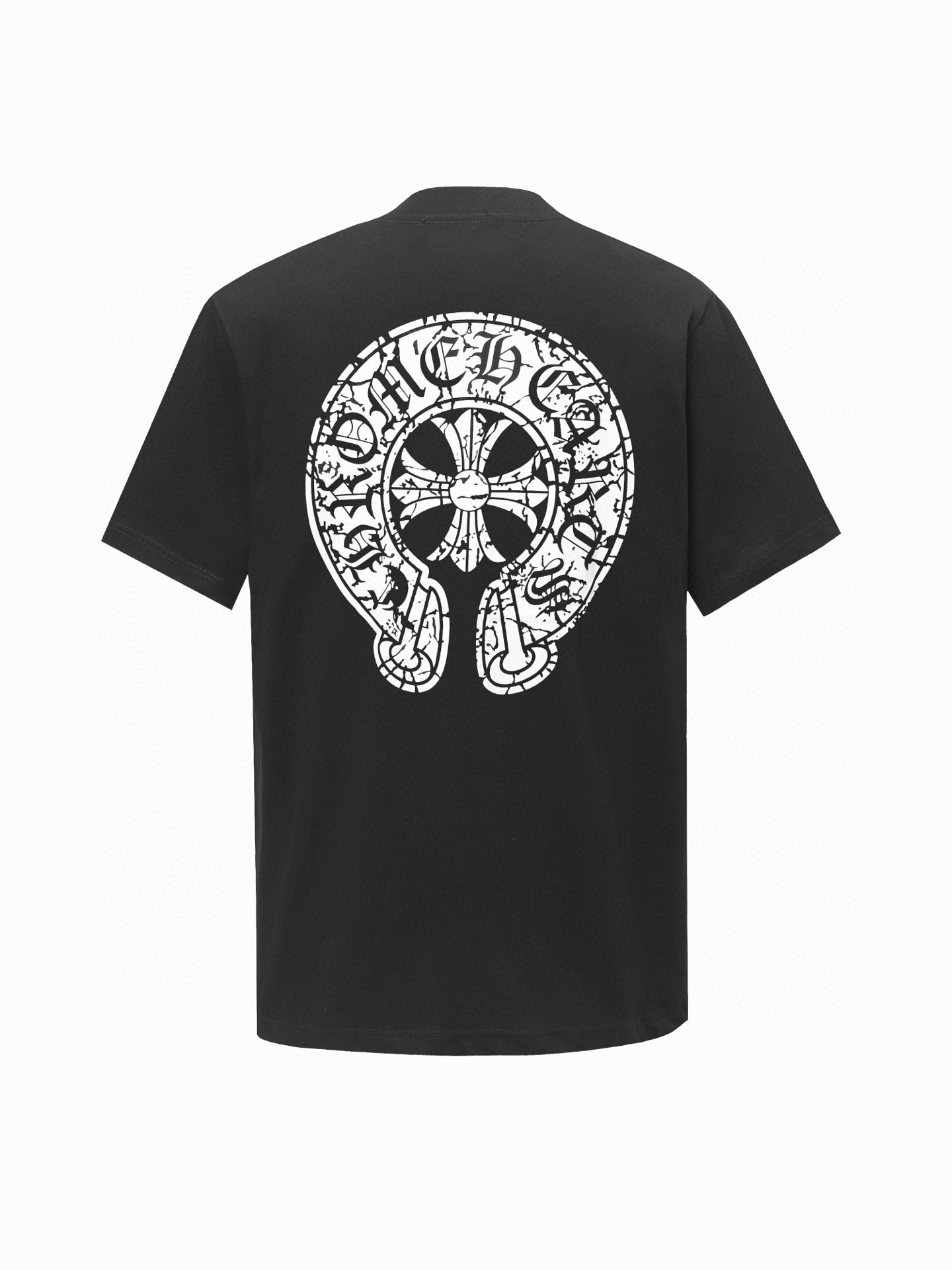 Chrome Hearts CHROME HEARTS/克罗心CH 梵文印花短袖T恤
