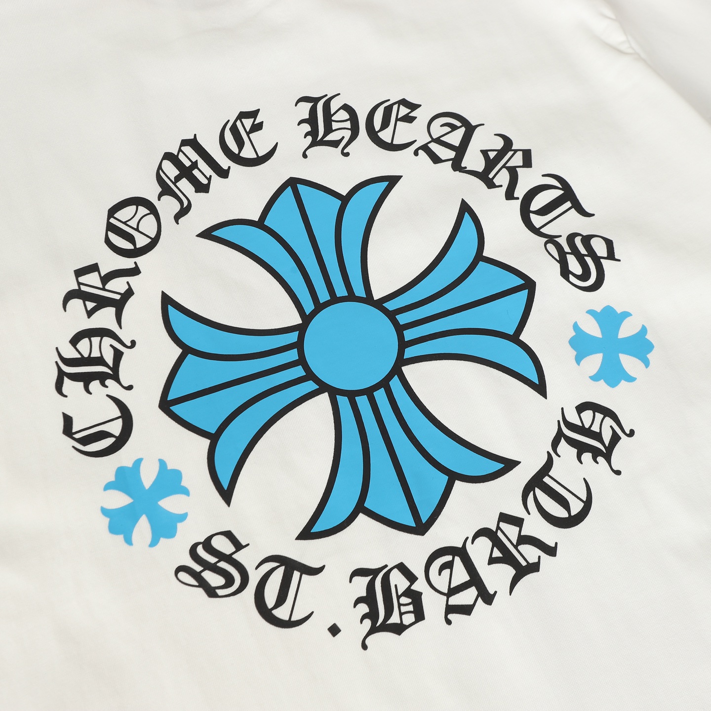 Chrome Hearts Come hearts/克罗心限定蓝十字印花长袖