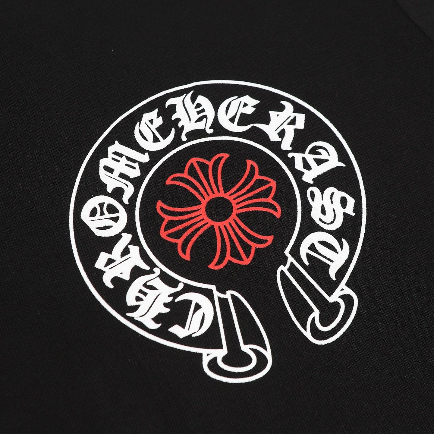 Chrome Hearts Come hearts/克罗心马蹄梵文印花长袖