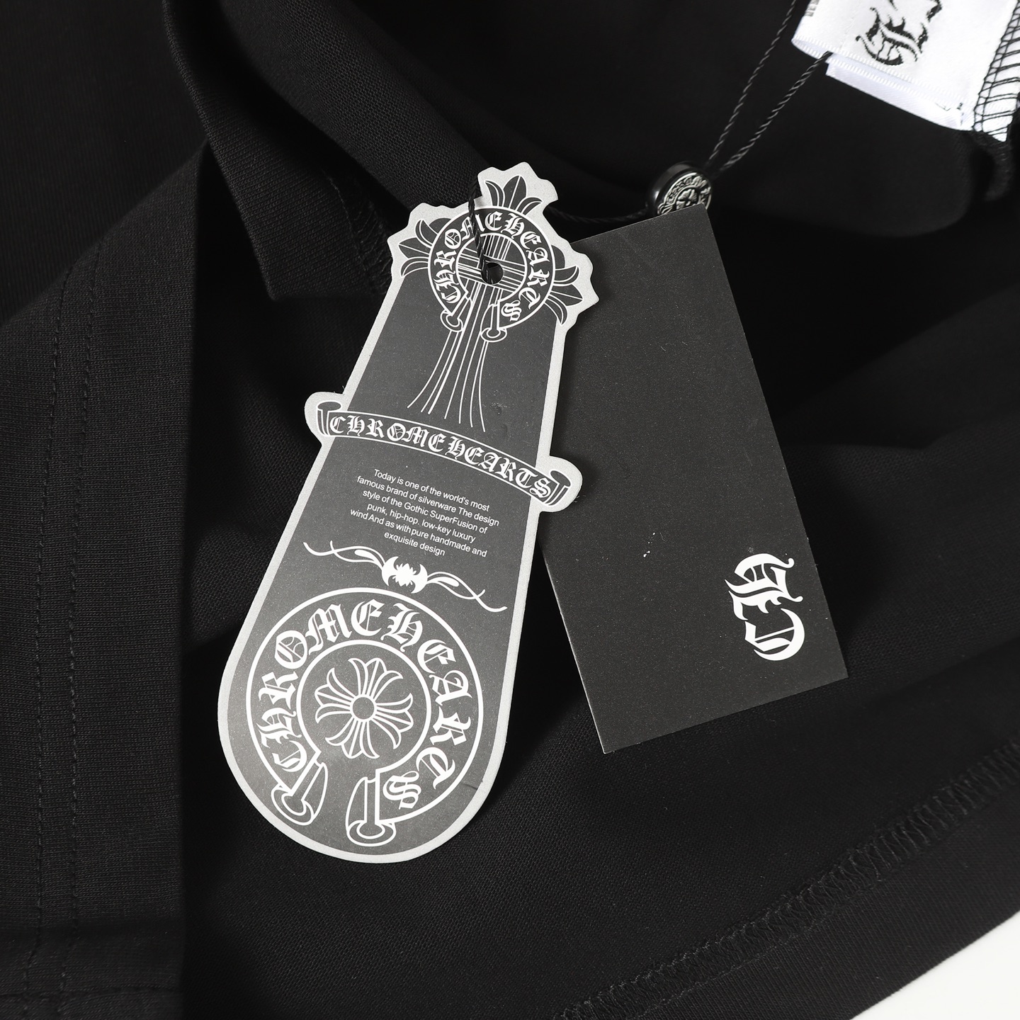 Chrome Hearts Come hearts/克罗心马蹄梵文印花长袖