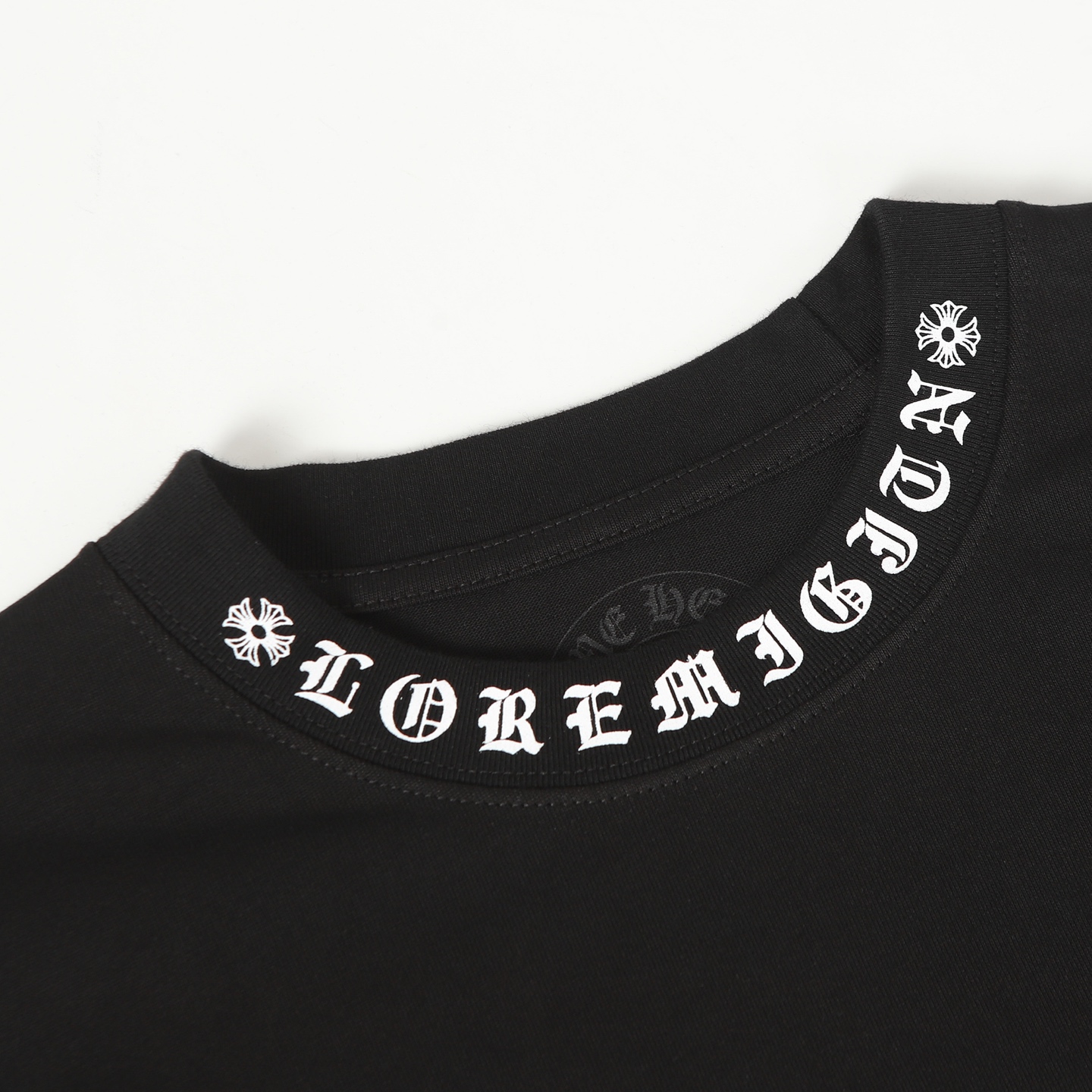 Chrome Hearts Come hearts/克罗心马蹄梵文印花长袖