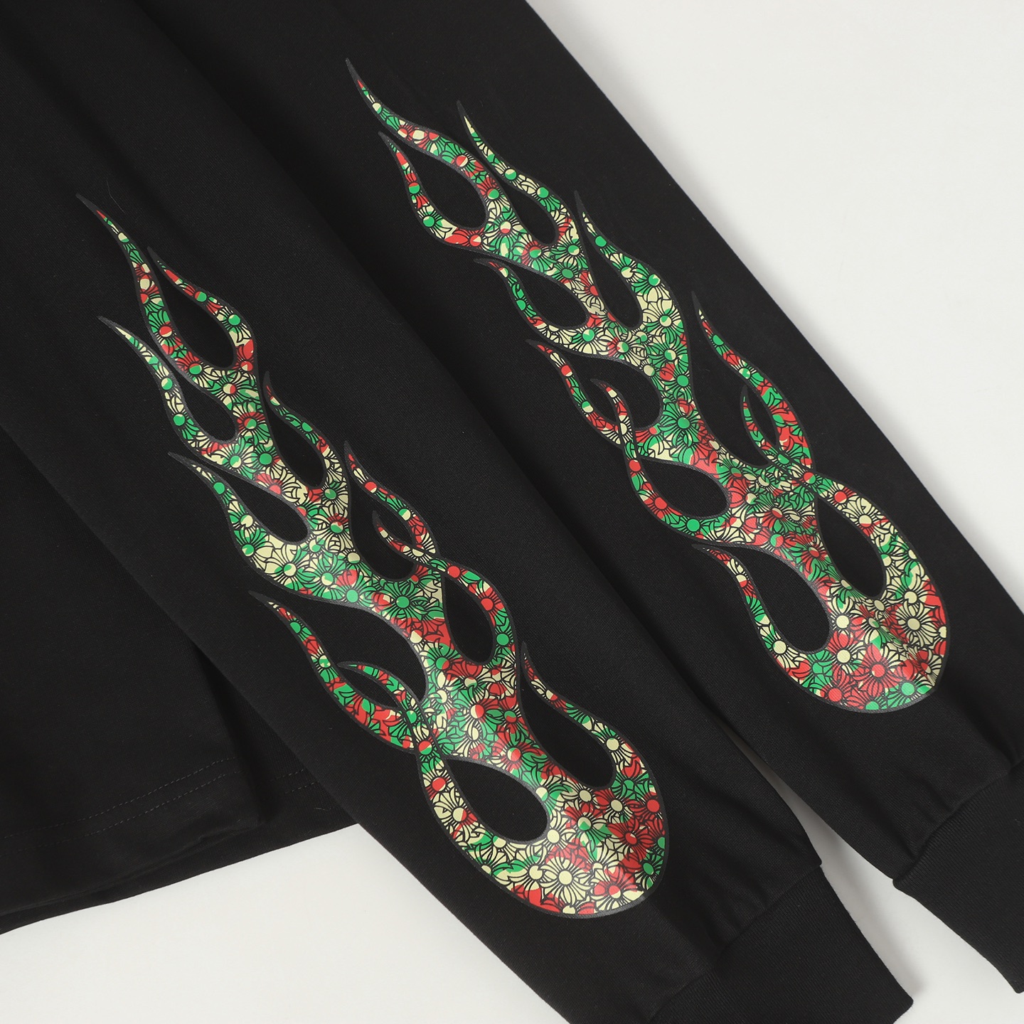 Chrome Hearts Come hearts/克罗心梵文印花长袖