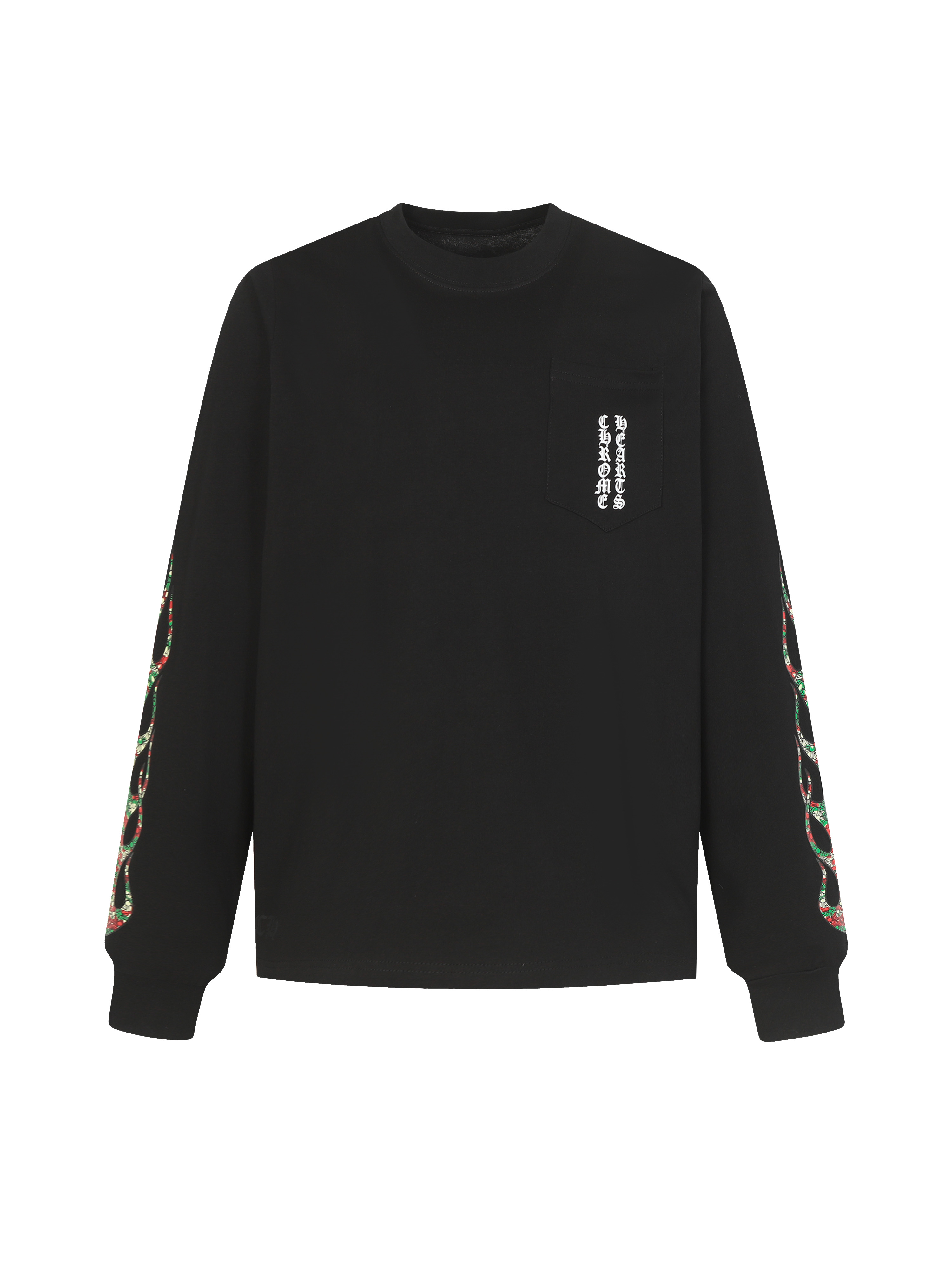 Chrome Hearts Come hearts/克罗心梵文印花长袖